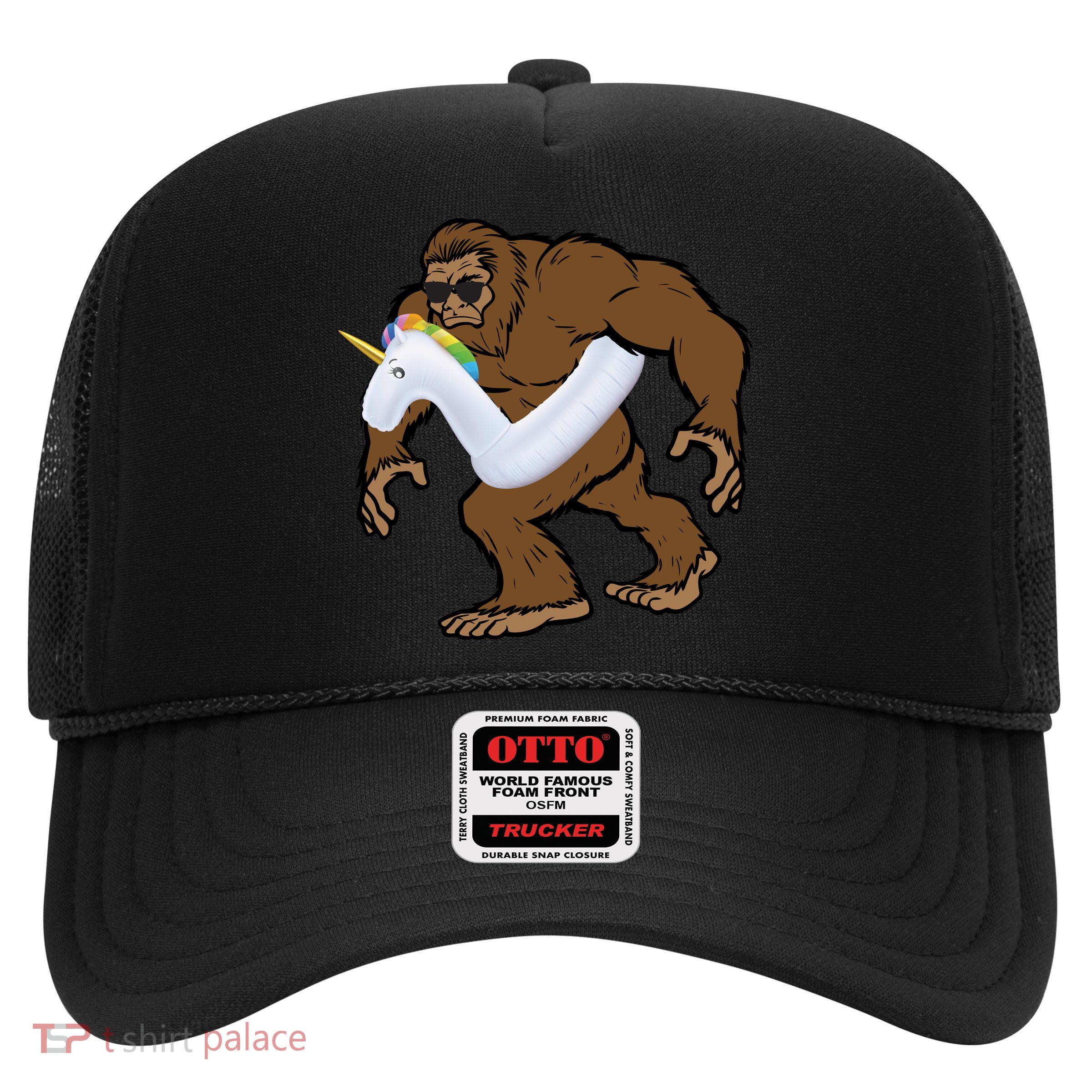 Pool Party Bigfoot Unicorn Float  Sasquatch Trucker Hat