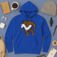 Pool Party Bigfoot Unicorn Float  Sasquatch Hoodie