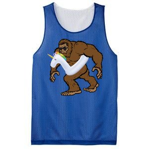 Pool Party Bigfoot Unicorn Float  Sasquatch Mesh Reversible Basketball Jersey Tank