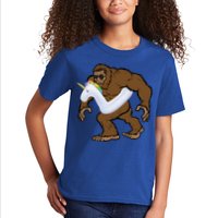 Pool Party Bigfoot Unicorn Float  Sasquatch Kids T-Shirt