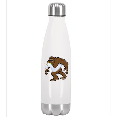 Pool Party Bigfoot Unicorn Float  Sasquatch Stainless Steel Insulated Water Bottle