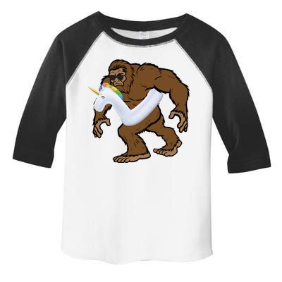 Pool Party Bigfoot Unicorn Float  Sasquatch Toddler Fine Jersey T-Shirt