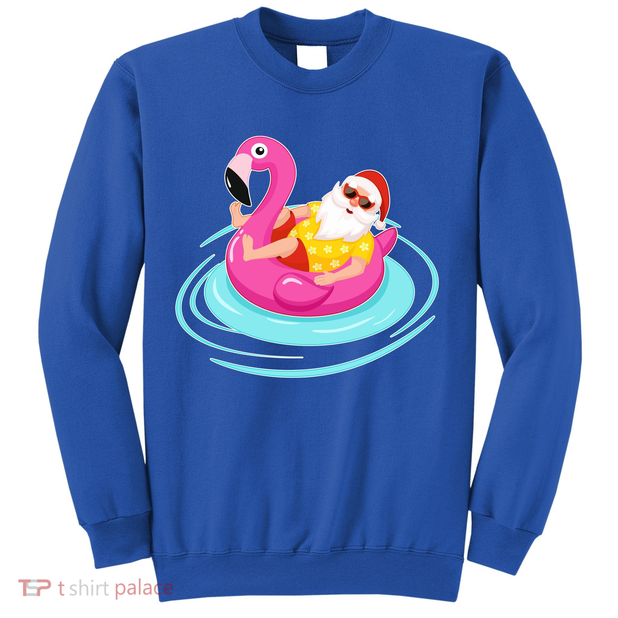 Pool Party Santa Christmas in July Sweatshirt