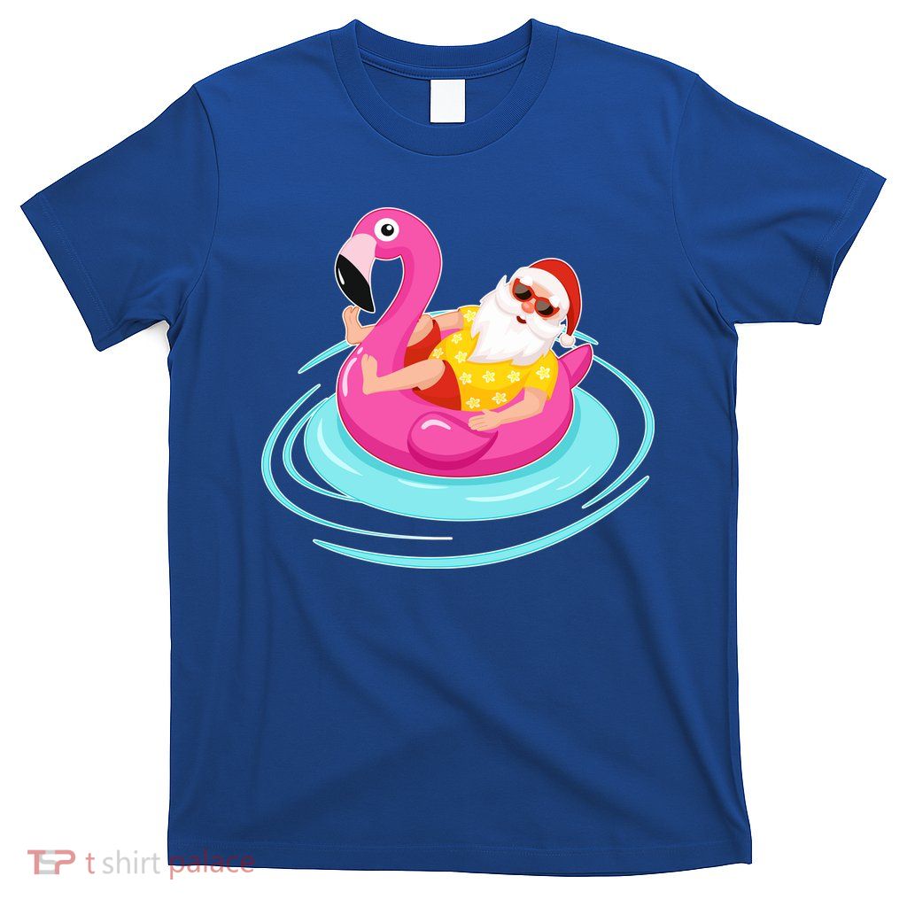 Pool Party Santa Christmas in July T-Shirt