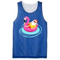 Pool Party Santa Christmas in July Mesh Reversible Basketball Jersey Tank