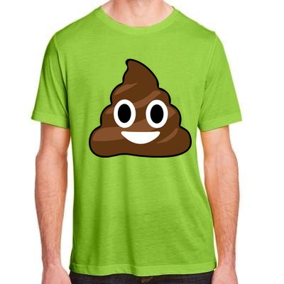 Poop Emoji Smiley Face Logo Adult ChromaSoft Performance T-Shirt