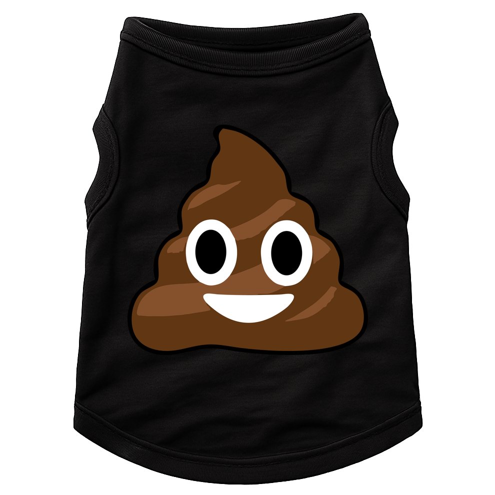 Poop Emoji Smiley Face Logo Doggie Tank