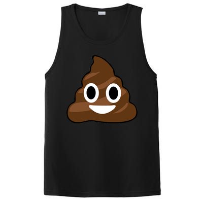 Poop Emoji Smiley Face Logo PosiCharge Competitor Tank