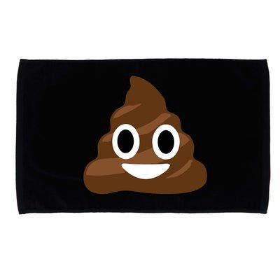 Poop Emoji Smiley Face Logo Microfiber Hand Towel