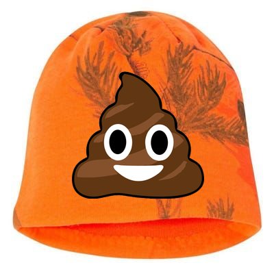 Poop Emoji Smiley Face Logo Kati - Camo Knit Beanie