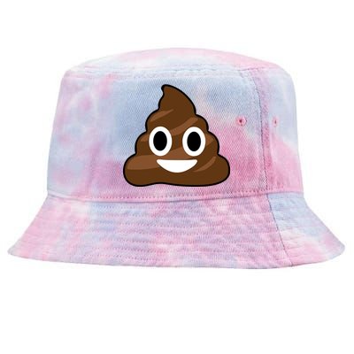 Poop Emoji Smiley Face Logo Tie-Dyed Bucket Hat