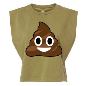 Poop Emoji Smiley Face Logo Garment-Dyed Women's Muscle Tee