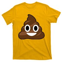 Poop Emoji Smiley Face Logo T-Shirt