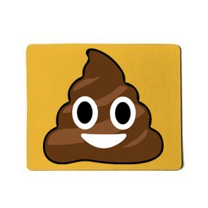 Poop Emoji Smiley Face Logo Mousepad