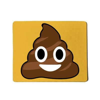 Poop Emoji Smiley Face Logo Mousepad