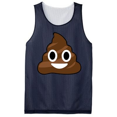 Poop Emoji Smiley Face Logo Mesh Reversible Basketball Jersey Tank