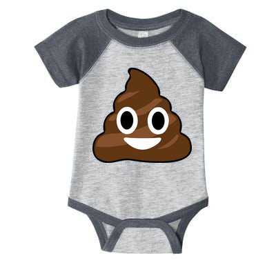 Poop Emoji Smiley Face Logo Infant Baby Jersey Bodysuit