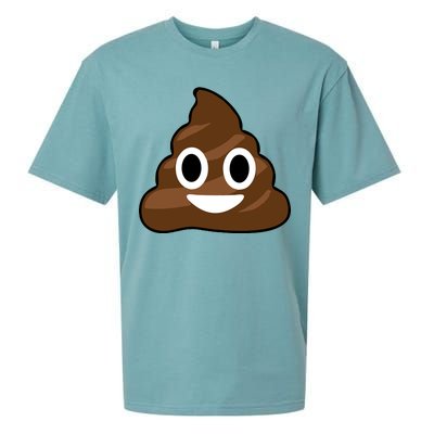 Poop Emoji Smiley Face Logo Sueded Cloud Jersey T-Shirt