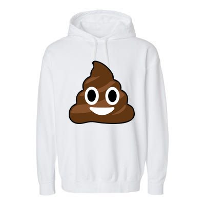 Poop Emoji Smiley Face Logo Garment-Dyed Fleece Hoodie