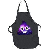 Poop In Space Galaxy Emoji Apron