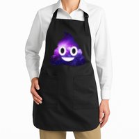 Poop In Space Galaxy Emoji Apron