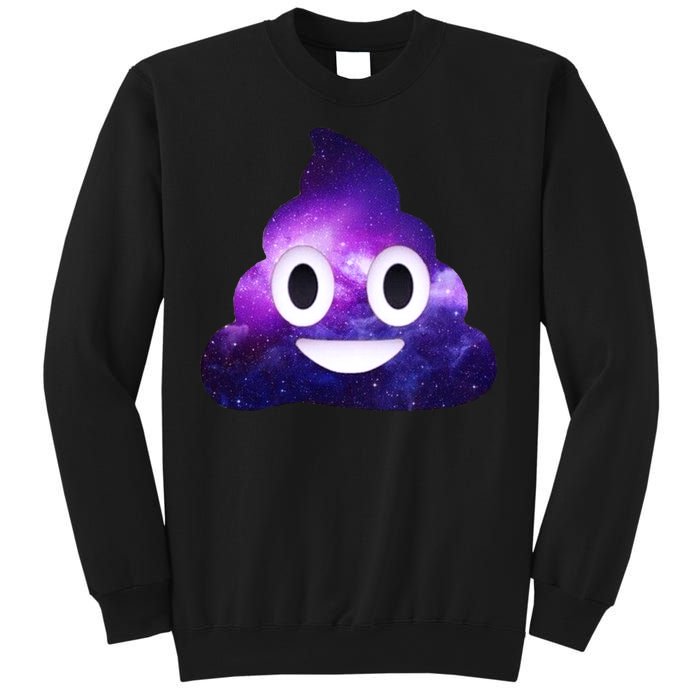 Poop In Space Galaxy Emoji Sweatshirt