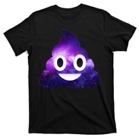 Poop In Space Galaxy Emoji T-Shirt