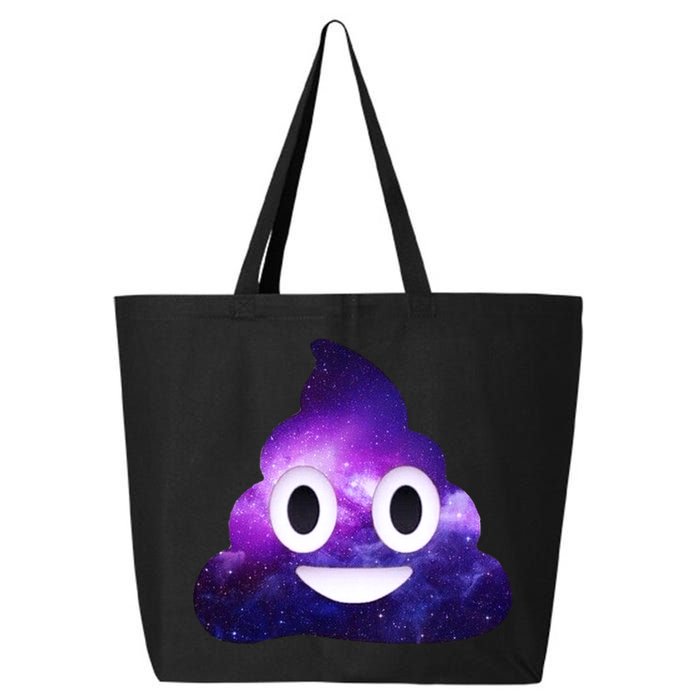 Poop In Space Galaxy Emoji 25L Jumbo Tote