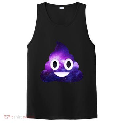 Poop In Space Galaxy Emoji PosiCharge Competitor Tank