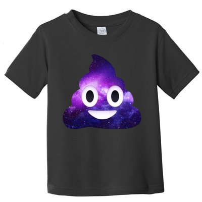 Poop In Space Galaxy Emoji Toddler T-Shirt