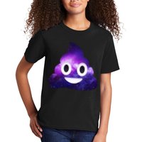 Poop In Space Galaxy Emoji Kids T-Shirt