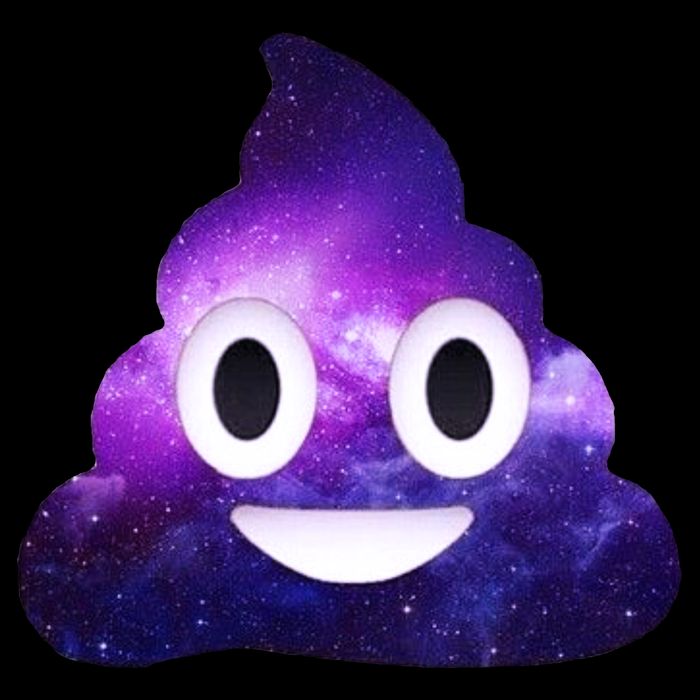 Poop In Space Galaxy Emoji Kids T-Shirt