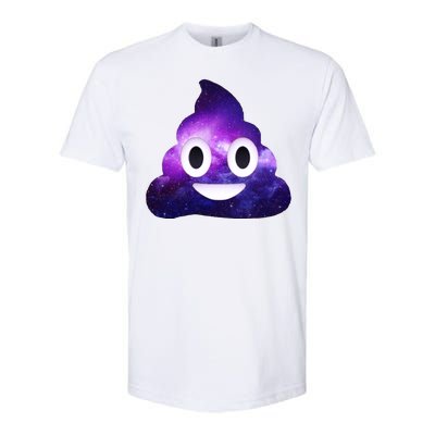 Poop In Space Galaxy Emoji Softstyle® CVC T-Shirt