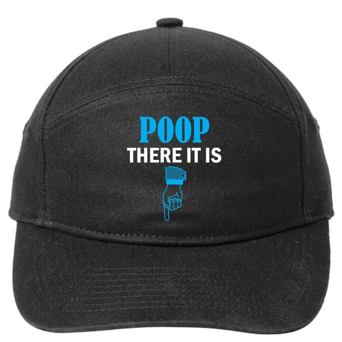 Poop There It Is 7-Panel Snapback Hat