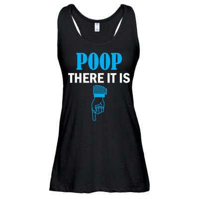Poop There It Is Ladies Essential Flowy Tank