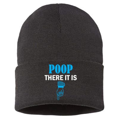 Poop There It Is Sustainable Knit Beanie