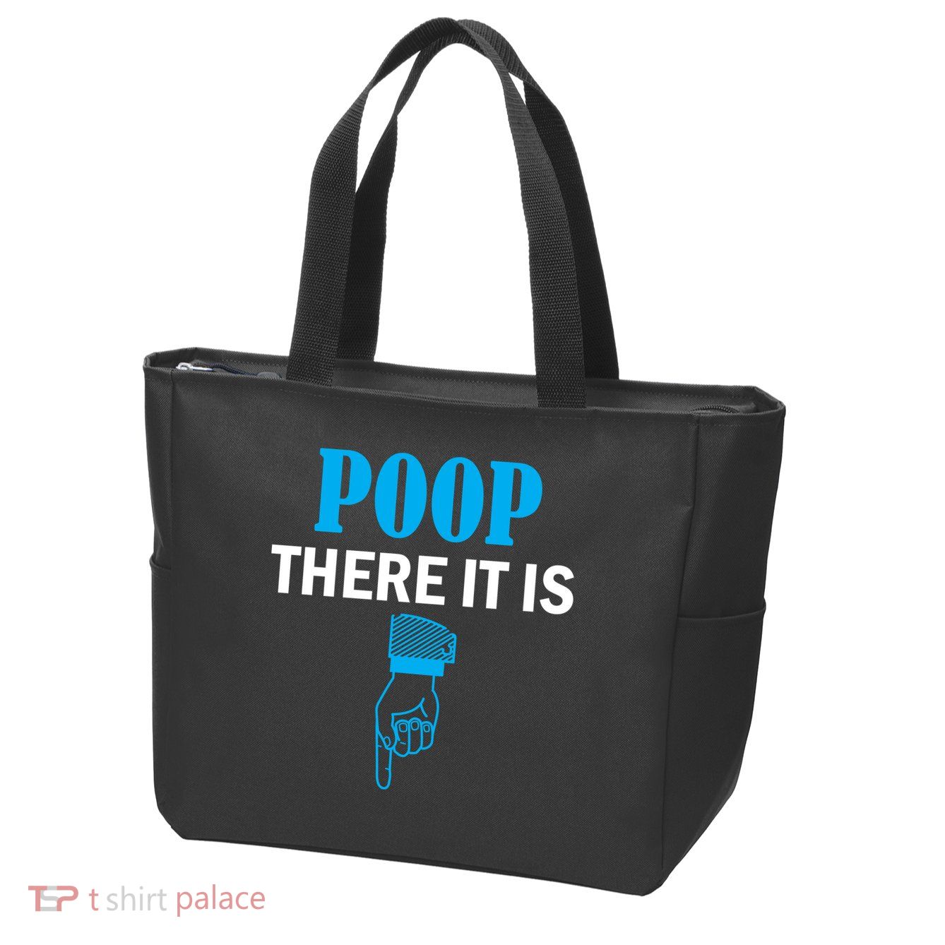 Poop There It Is Zip Tote Bag