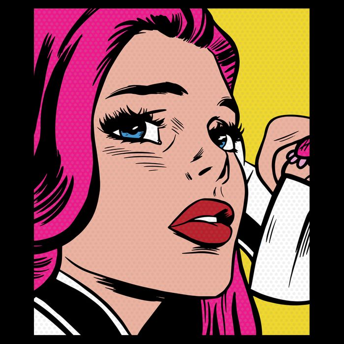 Pop Art Girl Phone Backpack