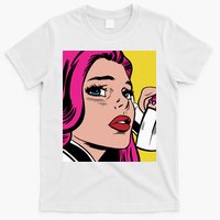 Pop Art Girl Phone T-Shirt