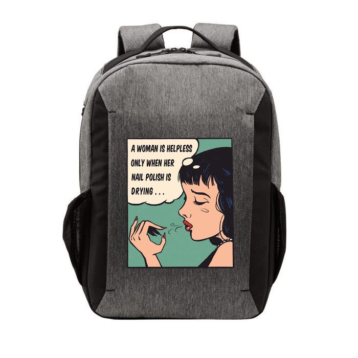 Pop Art Nail Polish Vector Backpack