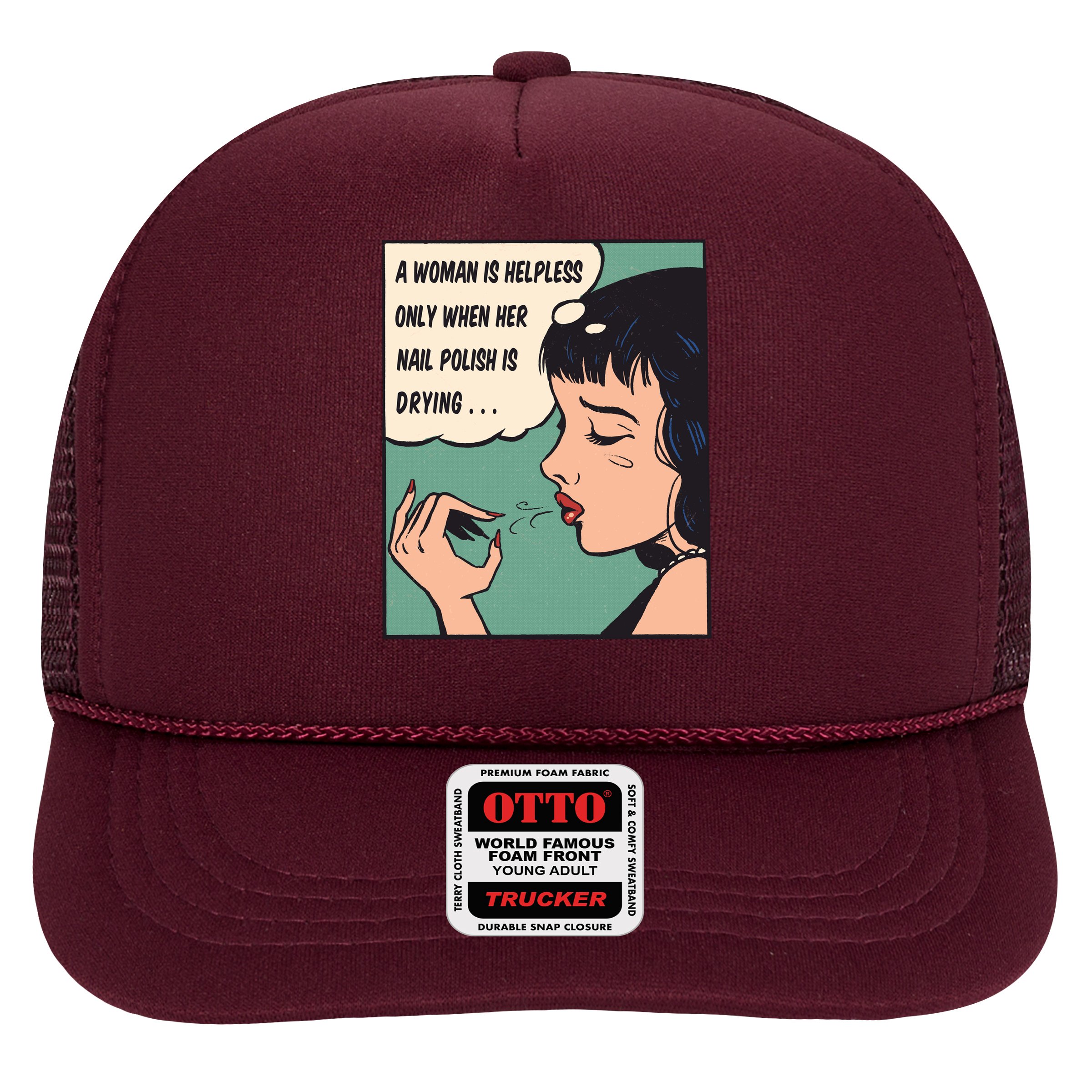 Pop Art Nail Polish Hat