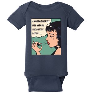 Pop Art Nail Polish Baby Bodysuit