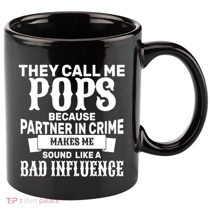 Pop Bad Influences 11oz C Handle Ceramic Mug