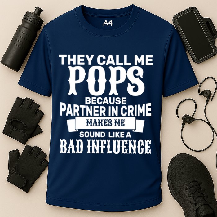 Pop Bad Influences Cooling Performance Crew T-Shirt