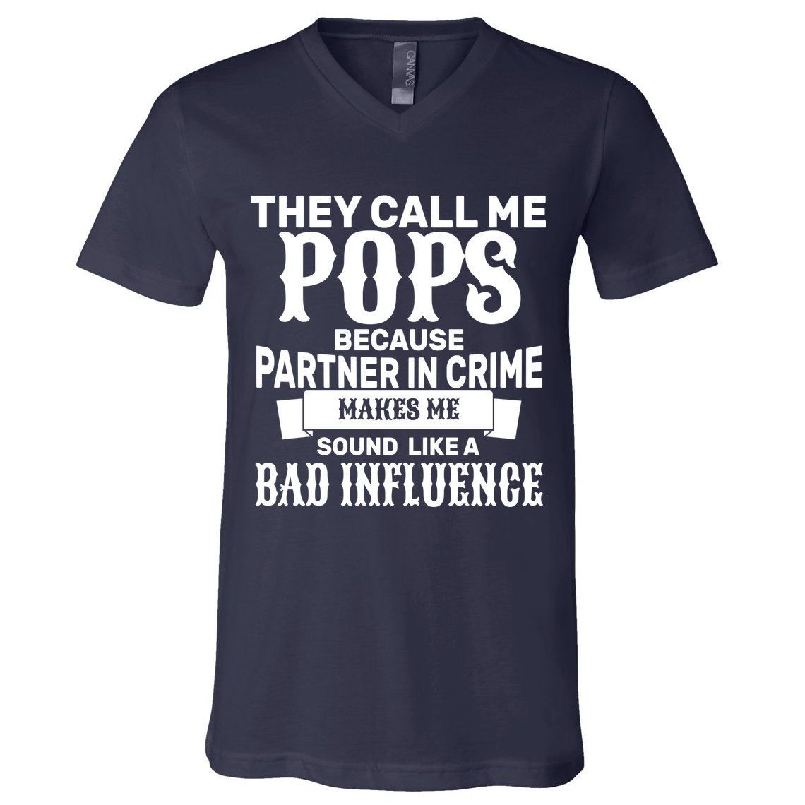 Pop Bad Influences V-Neck T-Shirt