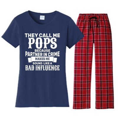 Pop Bad Influences Women's Flannel Pajama Set