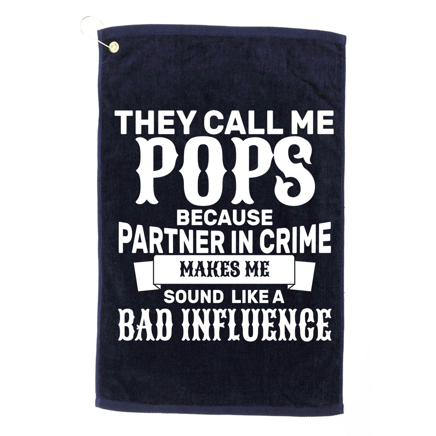 Pop Bad Influences Golf Towel