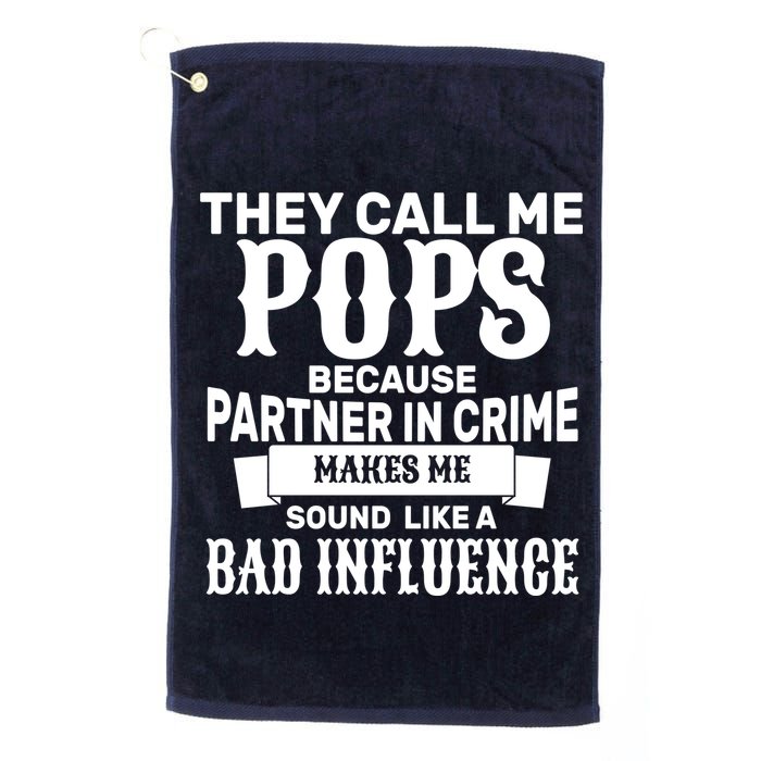 Pop Bad Influences Golf Towel