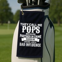 Pop Bad Influences Golf Towel