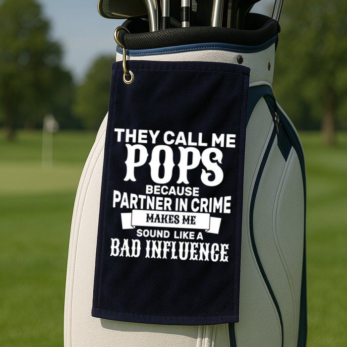 Pop Bad Influences Golf Towel